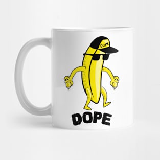 Dope Banana Funny Animation LOL Yellow Mug